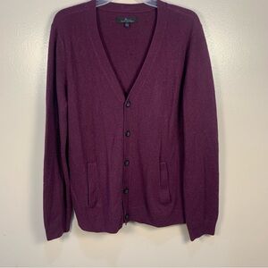 Marc Anthony Mens 100% Cashmere Cardigan Sweater